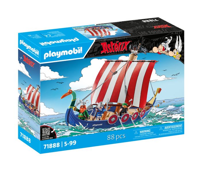 Playmobil Asterix - Pirate Ship Set - 88 Pieces