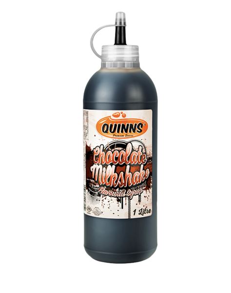 1 Litre - Quinns - Chocolate Milkshake Flavoured Syrup