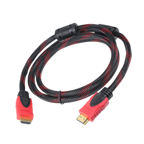 High-Speed HDMI To HDMI 1.5M Cable - Red And Black