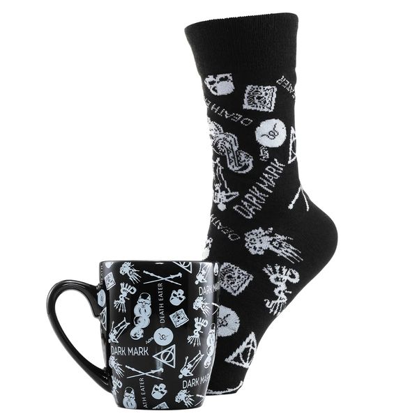 Harry Potter (Dark Arts) Female Mug 310ml &amp; Socks Set