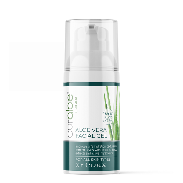 Curaloe Facial Gel Hyaluronic Acid Serum 30ml - 89% Aloe Vera