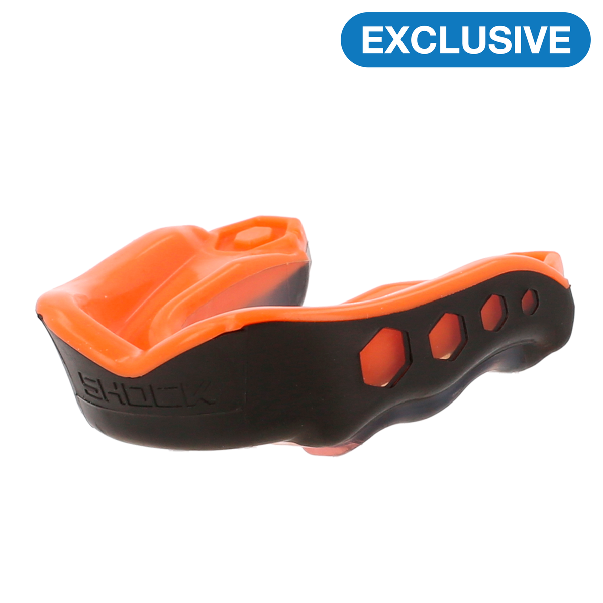 Shock Doctor Gel Max Mouthguard - Black/Orange - Adult