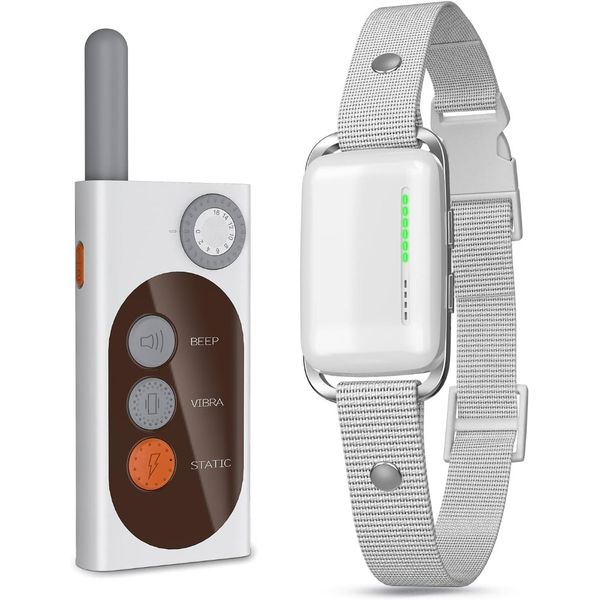 Rechargeable Remote-Controlled No Shock Training Dog Barking Collar