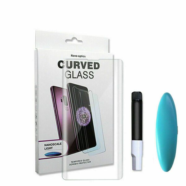 Tempered Curved Glass Screen Protector Kit Compatible with Huawei P40 Lite