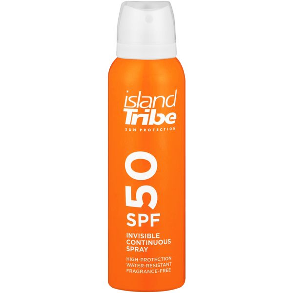 Island Tribe Sun Protection, Sunscreen Spray Invisible Cont. SPF50 125ml