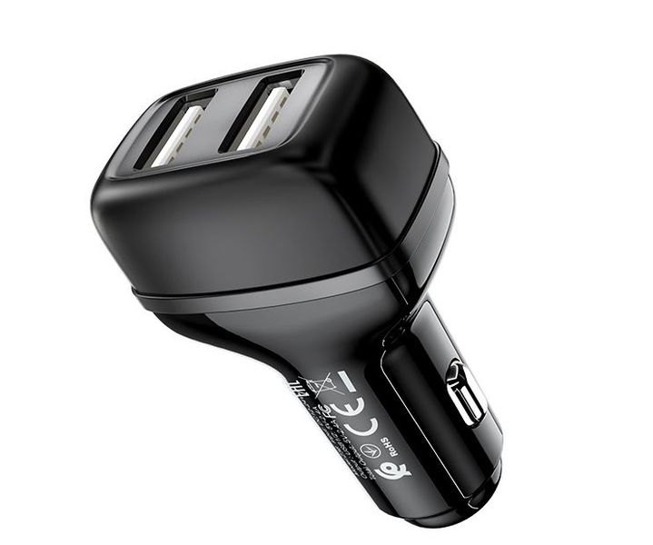 HOCO dual port car charger set