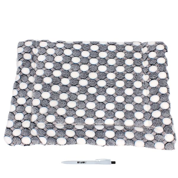 Assorted Colors Fluffy Soft Plush Dog/Cat Animal Bed Blanket + Revibe Pen