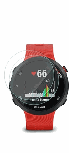 2-Pack Tempered Glass Screen Protector for Garmin Forerunner 55/45 / 45S