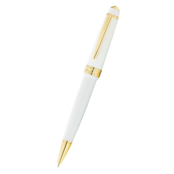 Cross Bailey Light Polished White Resin and Gold Tone Ballpoint Pen
