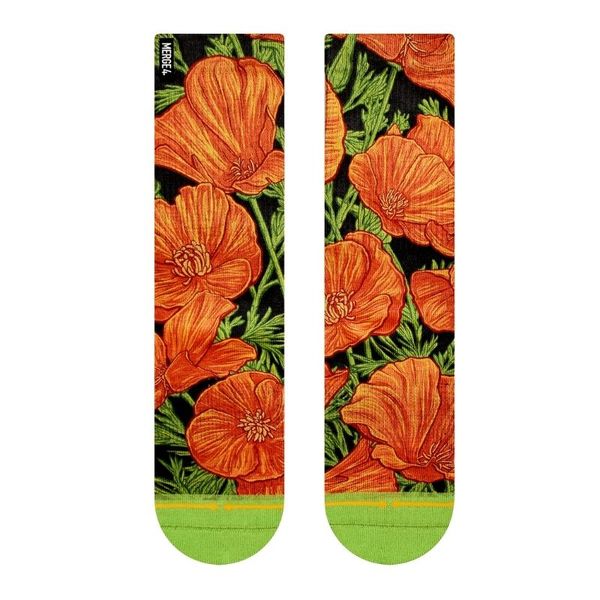 Merge4 Slogan Poppy Lite Womens Sock (Womens)