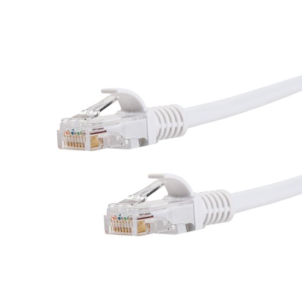 Gizzu Cat6 UTP Fly Lead Ethernet Network Cable 2m - White