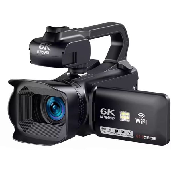 Live Streaming 6K Professional Video Camera WiFi Vlog