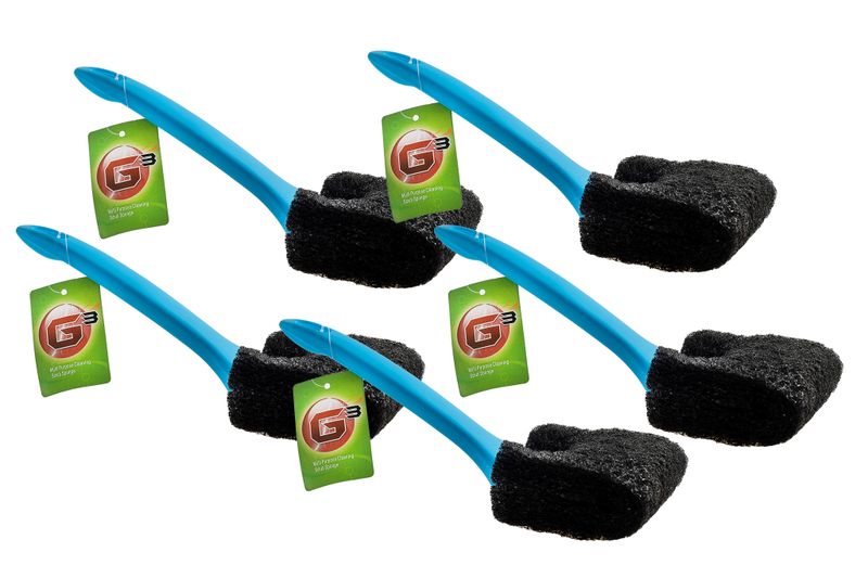 Scrub Sponge With Handle - 5 Pack