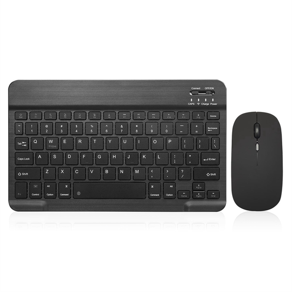 10 Inch Bluetooth Keyboard Ultra-Slim Wireless Mouse Keyboard Set A