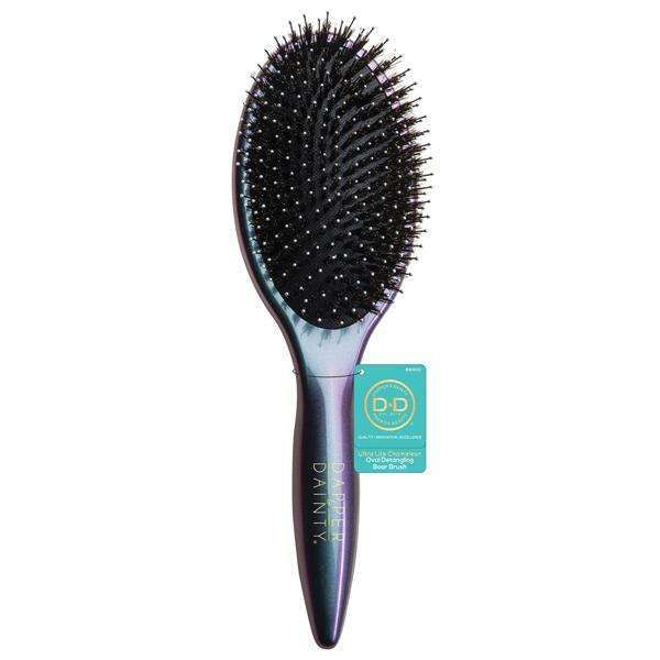 D&amp;D Chameleon Oval Paddle Brush Purple Detangling