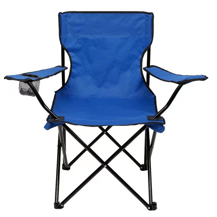 Portable Outdoor Folding Chair Beach Rack Chair Seat With Cup Holder ...