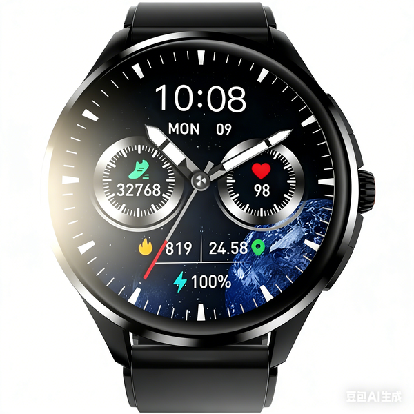 Smartwatch with Bluetooth for making and receiving calls, NFC wristband