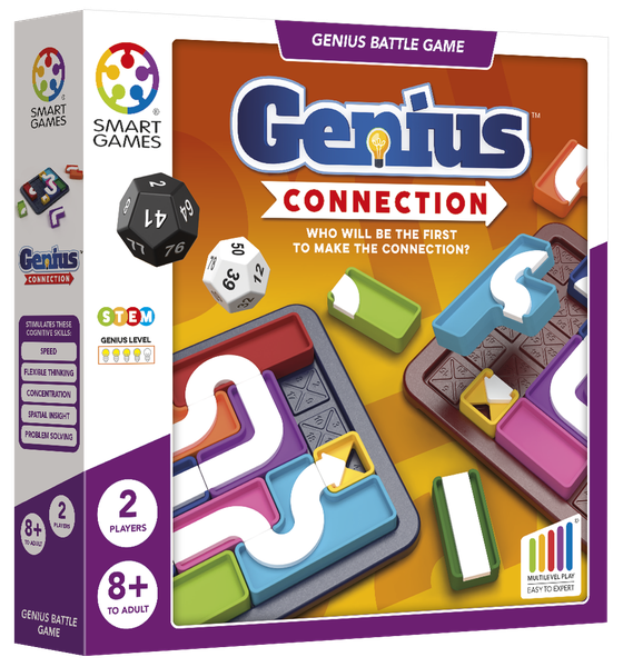 SmartGames Genius Connection - Competitive Puzzle (Ages 8+)