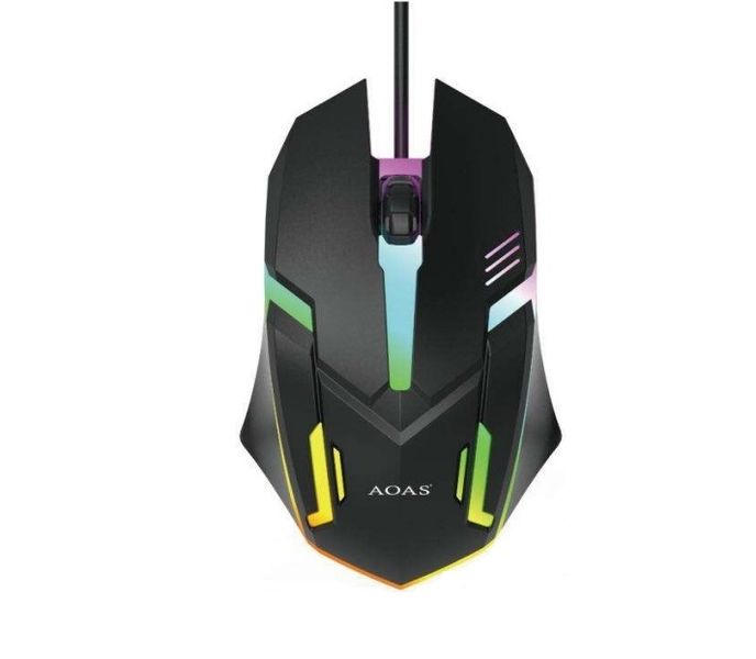 Ergonomic RGB 7-Color LED 3D Optical Wired USB Gaming Mouse