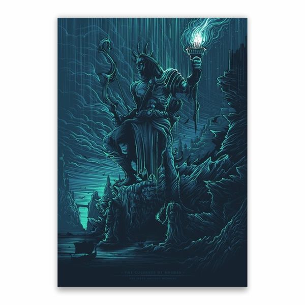 The Colossus of Rhodes Poster - A1