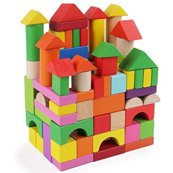 Multicolour Building Blocks - 30 Piece