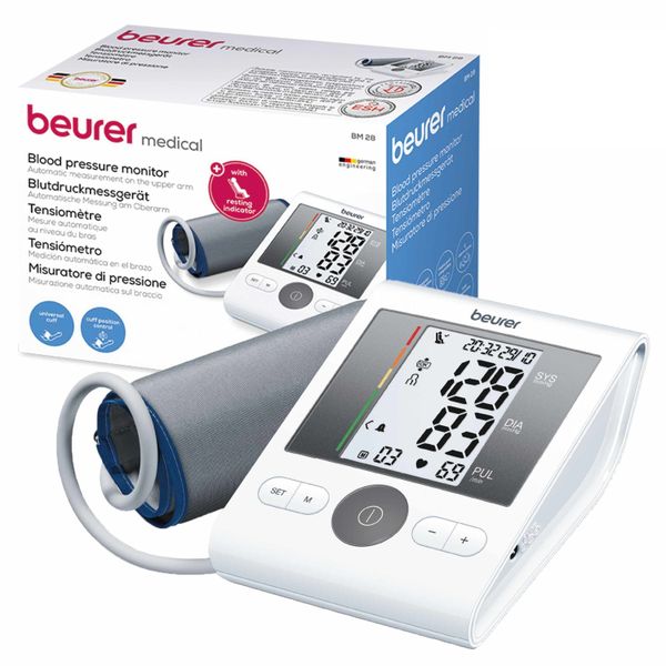 Beurer Germany BM 28 Upper Arm Blood Pressure Monitor: Proven Accuracy