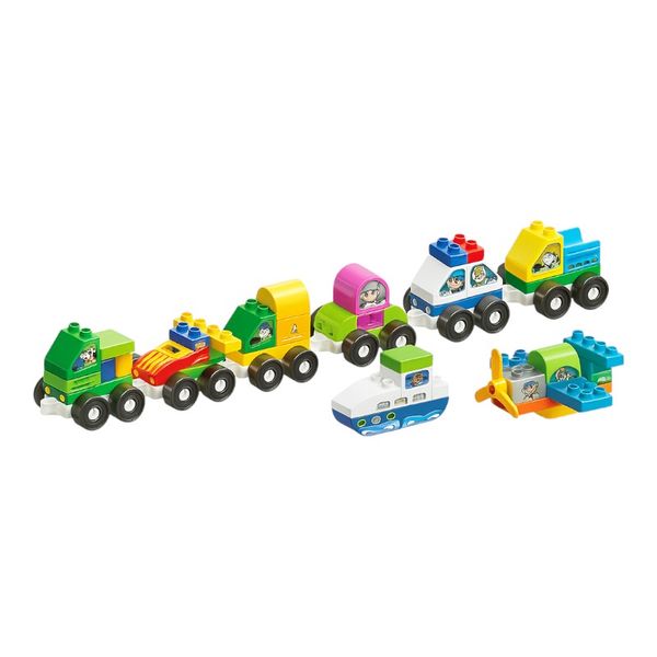 302 Pieces Cute City Traffic Mini Building Blocks - Multicolor