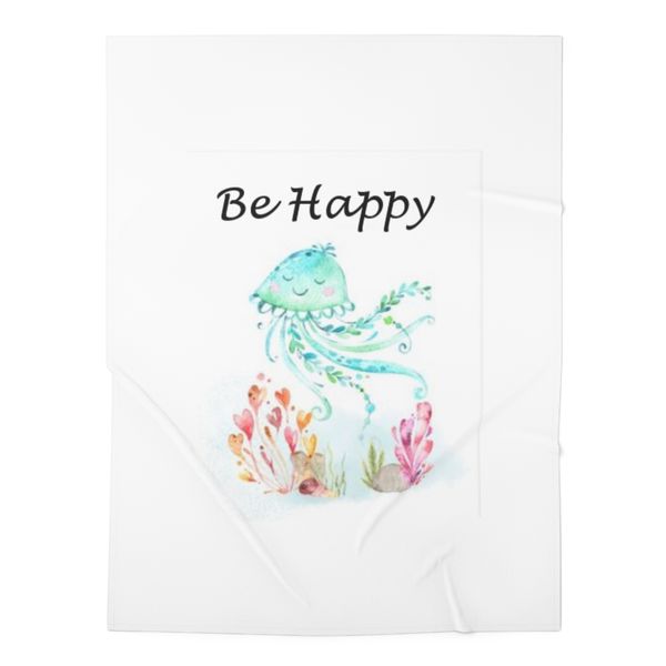 Octopus Fleece Blanket 70x100cm