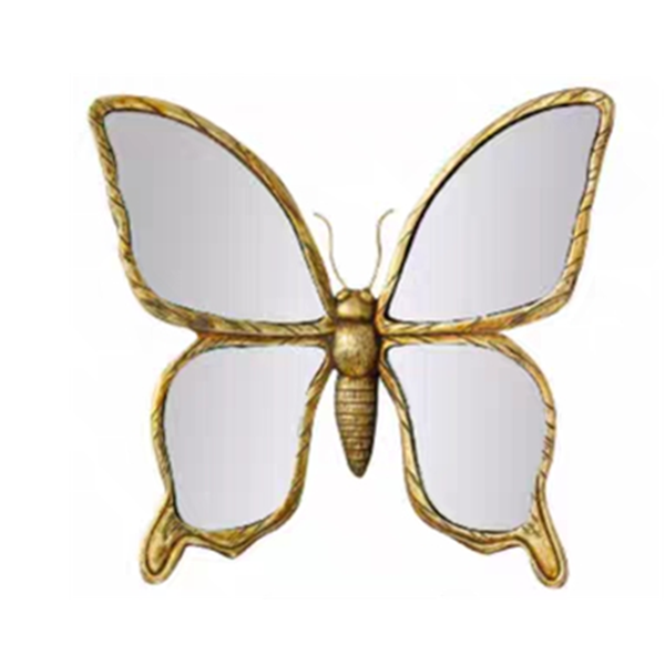 Retro style butterfly mural