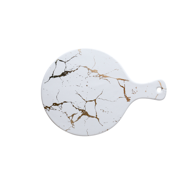 Nicolson Russell Kintsukuroi Round pizza plate