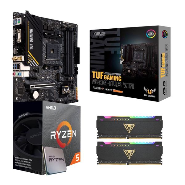 AMD Ryzen 5 5500 16GB 3600MHz DDR4 A520M WIFI TUF Gaming Upgrade Kit