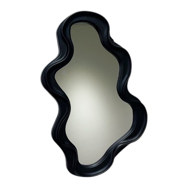 Nordic 3D Abtract Wave Sculptural Design Mirror