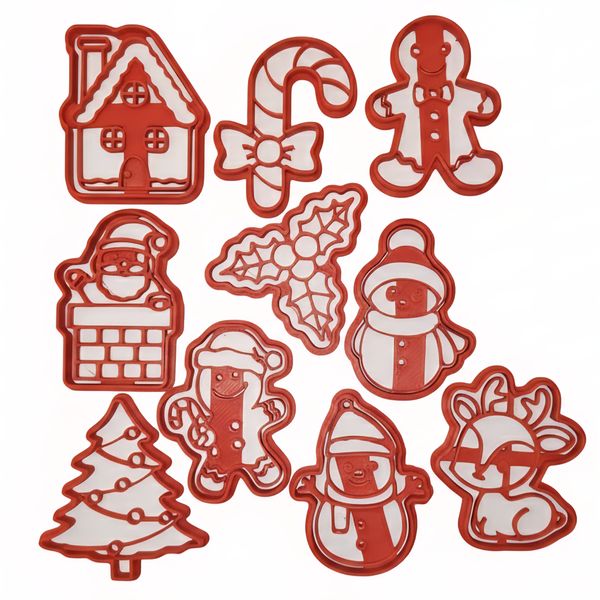Minnie Christmas Cookie Cutter Set