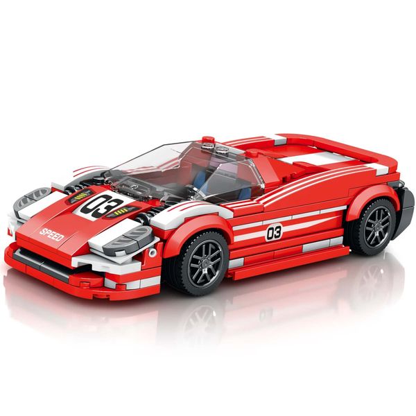 Reobrix 1/24 Porsche 917 Car Building Blocks (355 Pieces) - 16cm Long