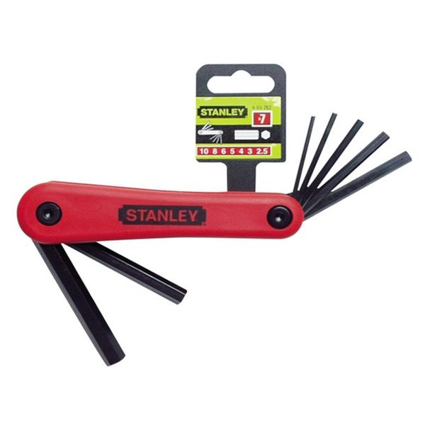 Bulk Pack x 2 Stanley - Allen key Fold 7pc 2.5-10mm 69-262