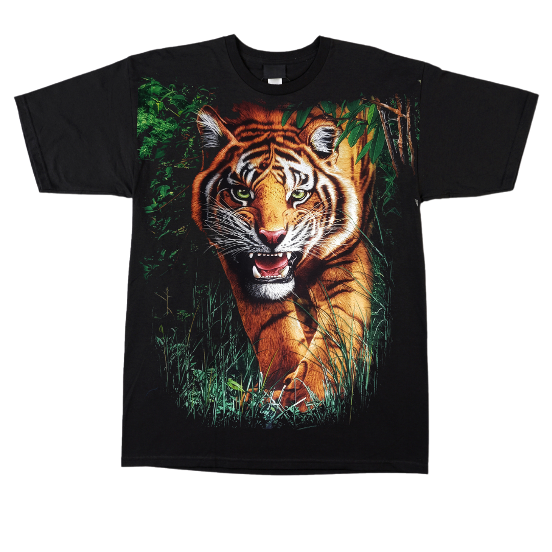 T-shirt-High Definition Glow In The Dark Tiger - Black | Shop Today ...