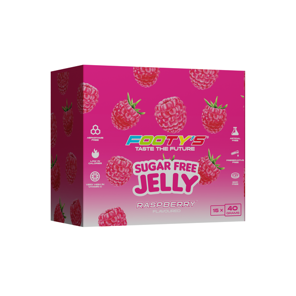 Footy's Raspberry Sugar Free Jelly 40g x 15
