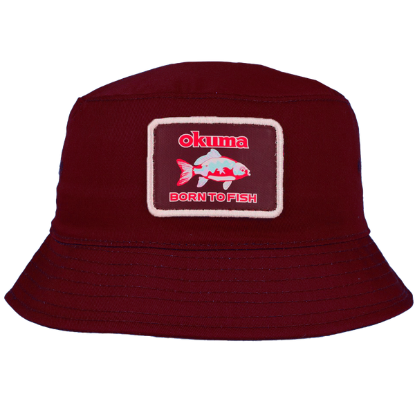 Okuma Kids Fishing Hat Maroon