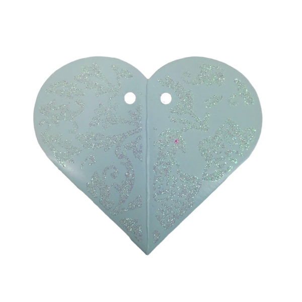 Blue Heart Party Favor Boxes - 60 Piece
