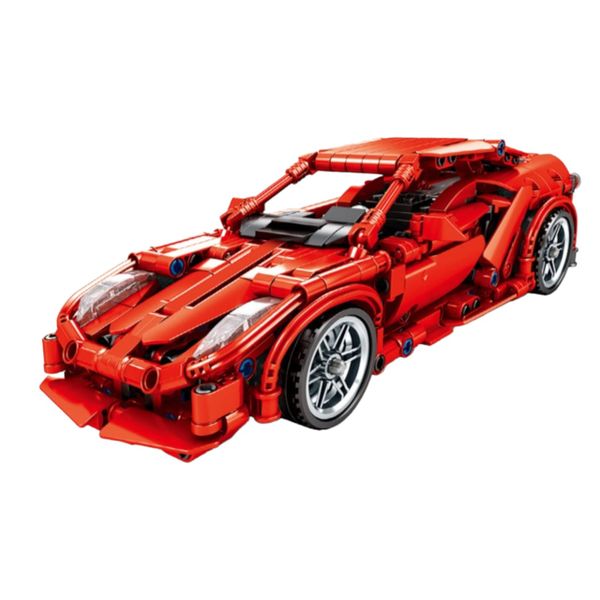 SMTE - Pullback - Assemble Car - Red - 603 Pieces - 24cm
