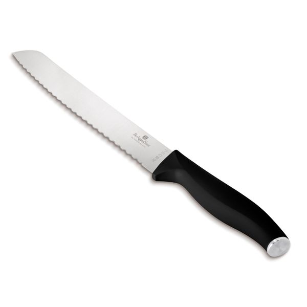 Berlinger Haus 20cm Bread Knife - Black-Silver