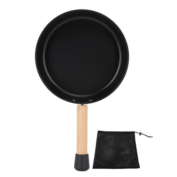 Fry Pan 304 Stainless Steel Nonstick Portable Handle Stovetop Frying Pan