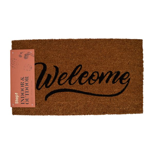 Step Natural Coir Welcome Doormat - 700 x 400mm