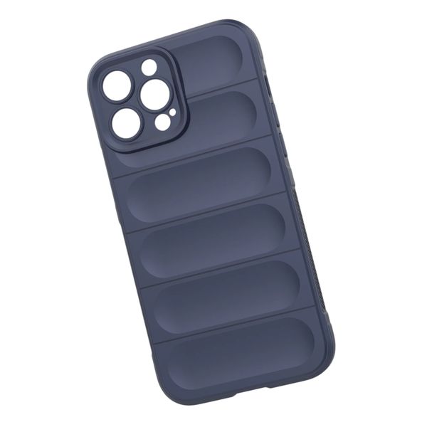 Perforated Bumper Case With Camera Protector For iPhone 14 Pro Max - Blue
