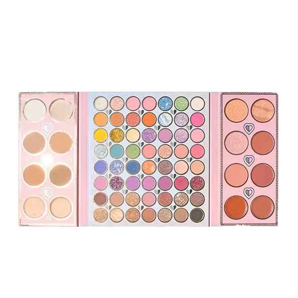 72 Colors Twin Girls Eyeshadow Palette