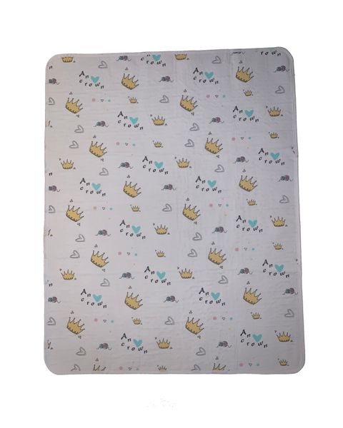 Olive Tree - Waterproof Nappy Changing Pad / Baby Mattress Liner - Crown