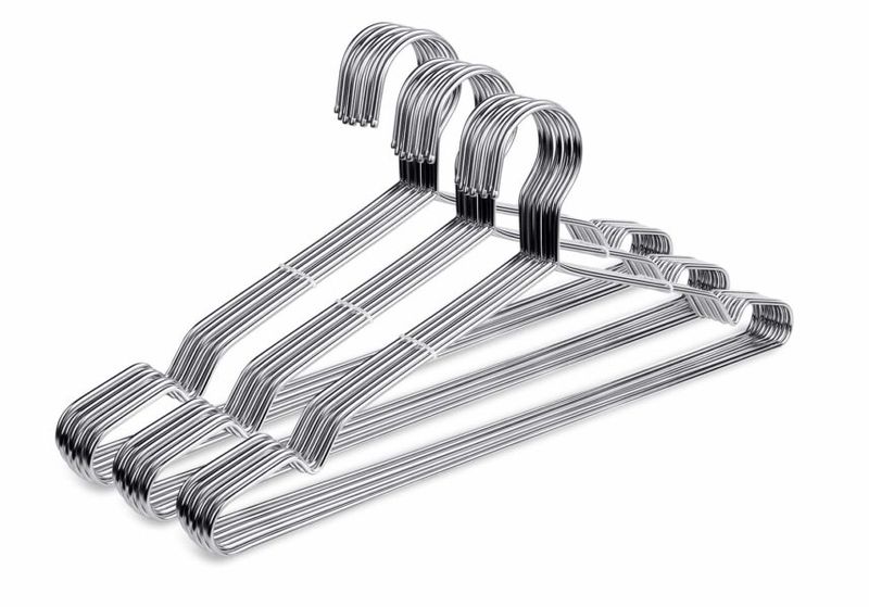 30 x 42cm Adult Clothes Stainless Steel Hanger