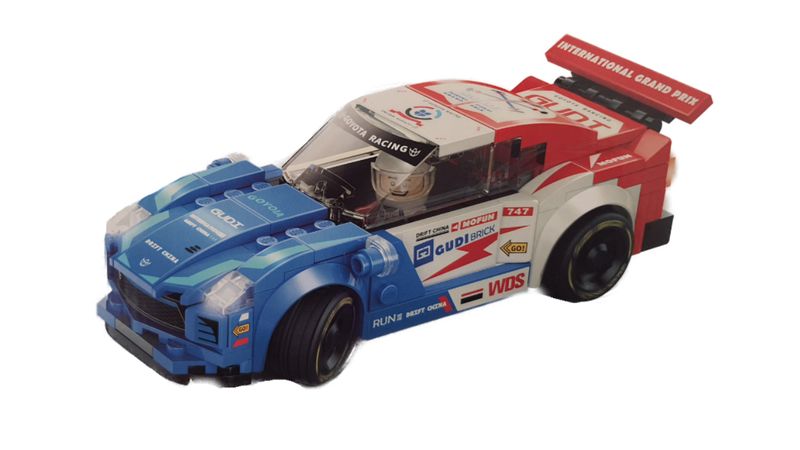 Speed Racer Set - Lightning GT Racer 165 Pieces