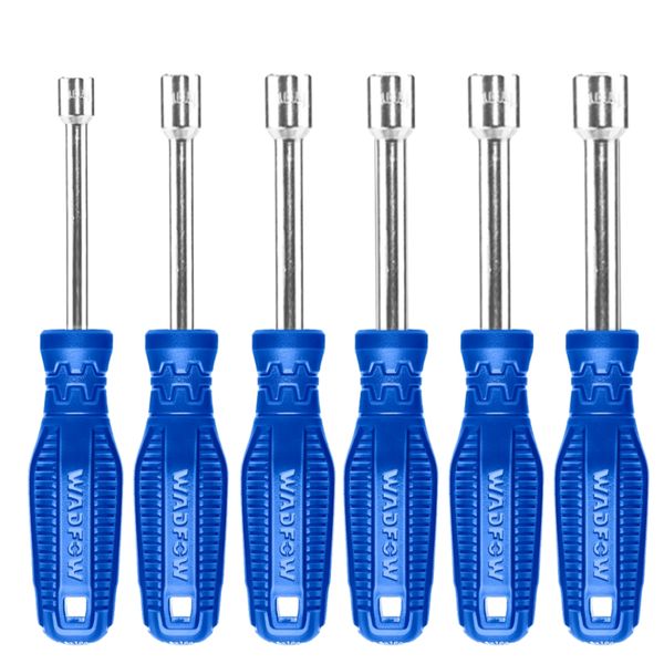 Wadfow - Nut Screwdriver Set -185mm Length - 6 Pack