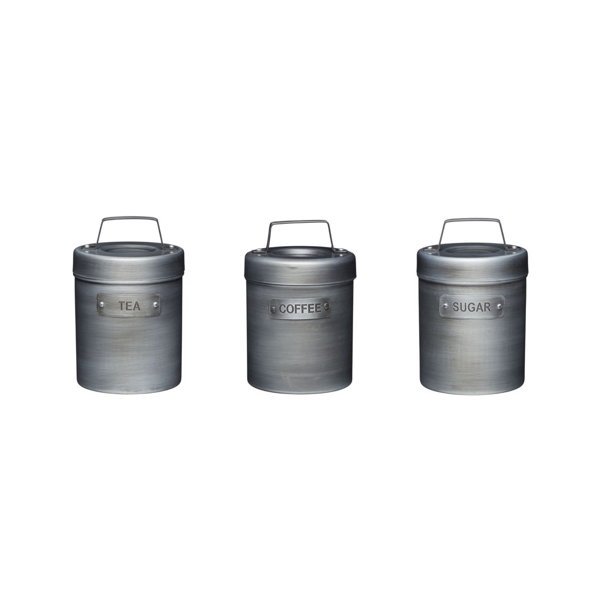 Tea/Coffee/Sugar Canisters in Gift Box, 3Piece Set Buy Online in